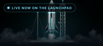 The X-ULTRA rocket on its launch tower