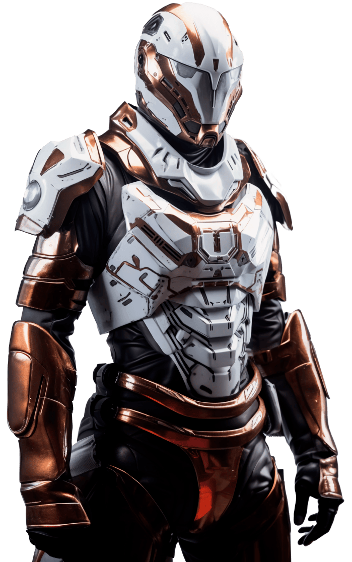 Man Explorer Whole Galaxy Wearing Futuristic - Player X Webflow Template