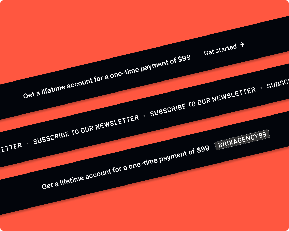 Player X - 3 Notification Bars - Videogame Webflow Template