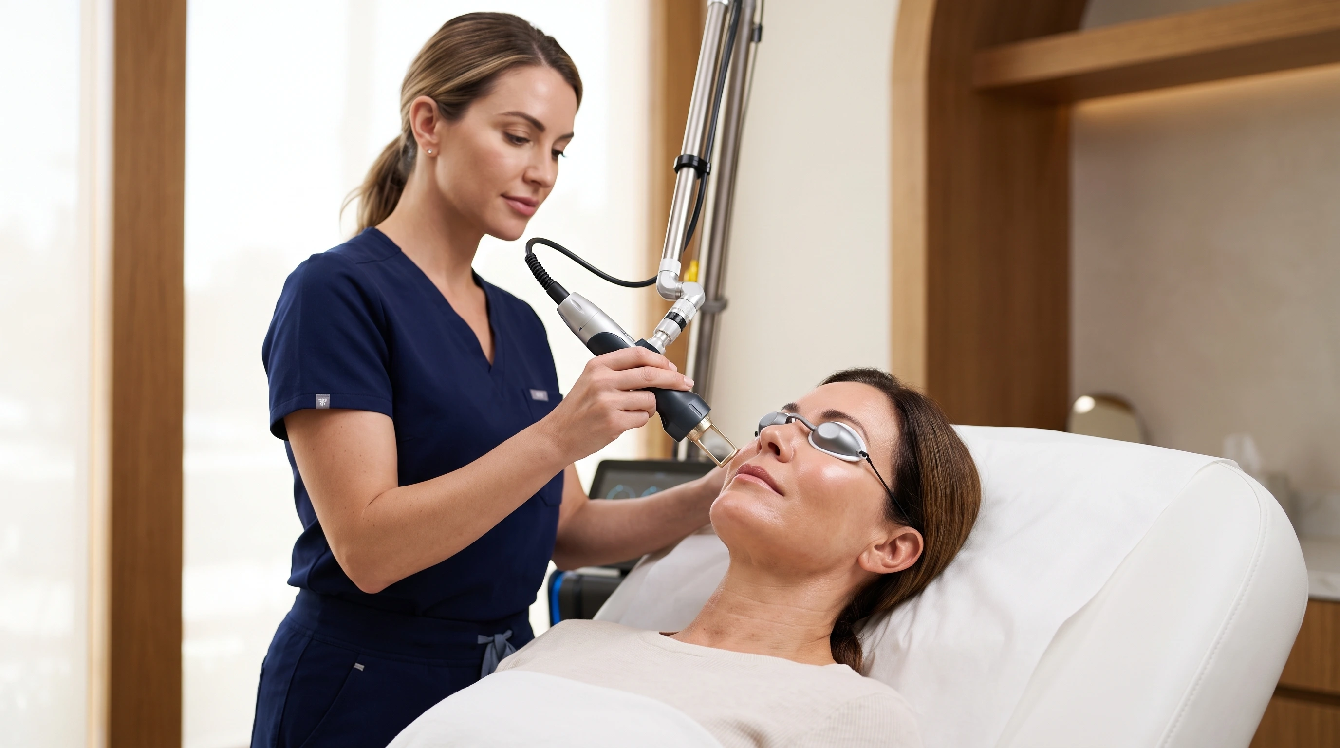 Cartessa Tetra PRO CoolPeel CO2 laser treatment delivering precision skin resurfacing and collagen remodeling at Lifespark Health & Wellness in Roseville, CA.