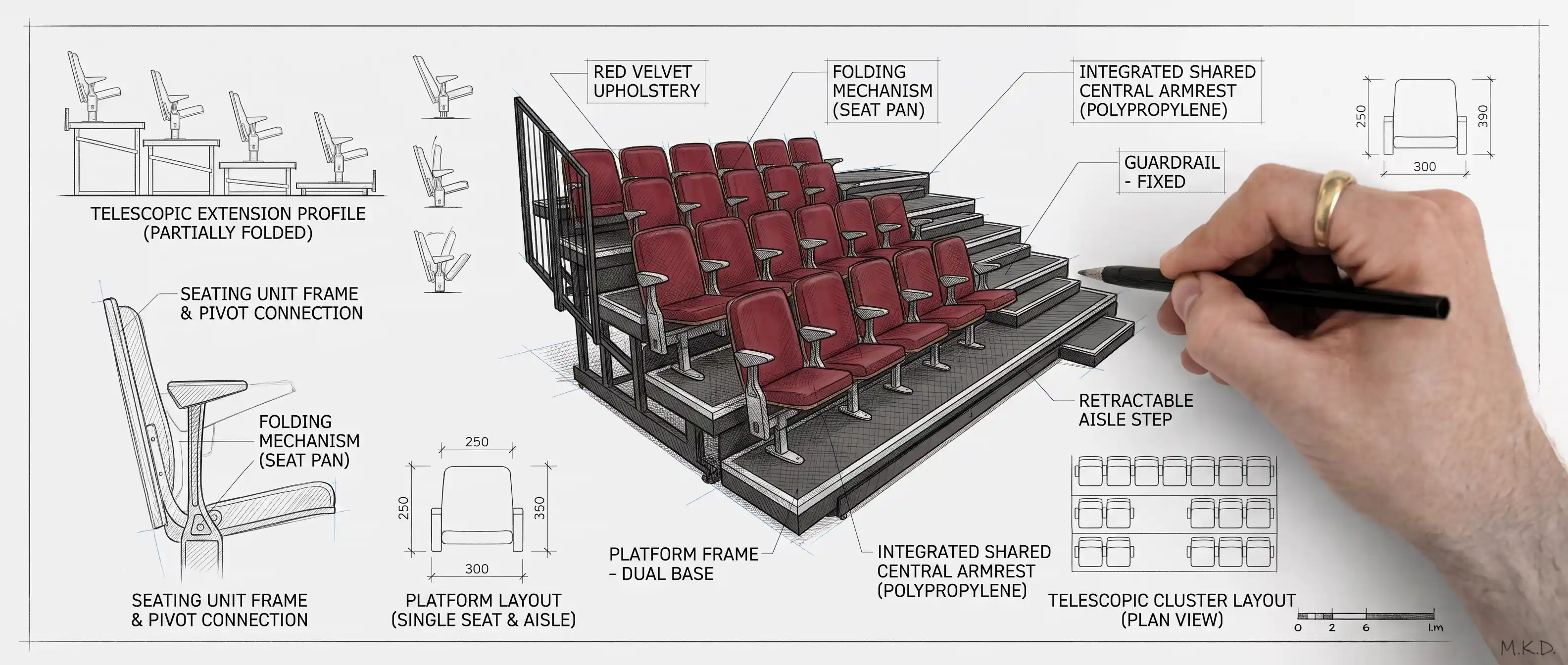 Motorised Retractable Seating: Automated Telescopic Systems Explained