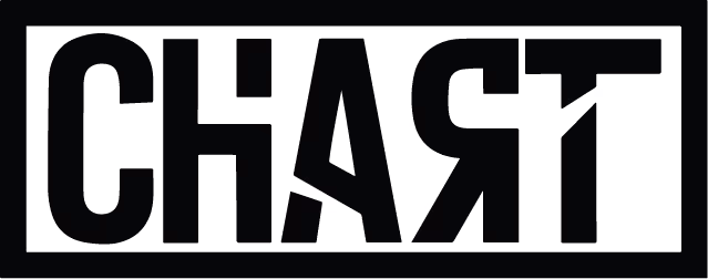 Black text logo spelling 'CHART' in bold uppercase letters with a rectangular border.