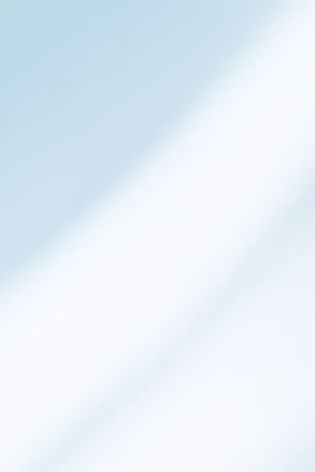 Soft blue and white gradient background with smooth transitions.