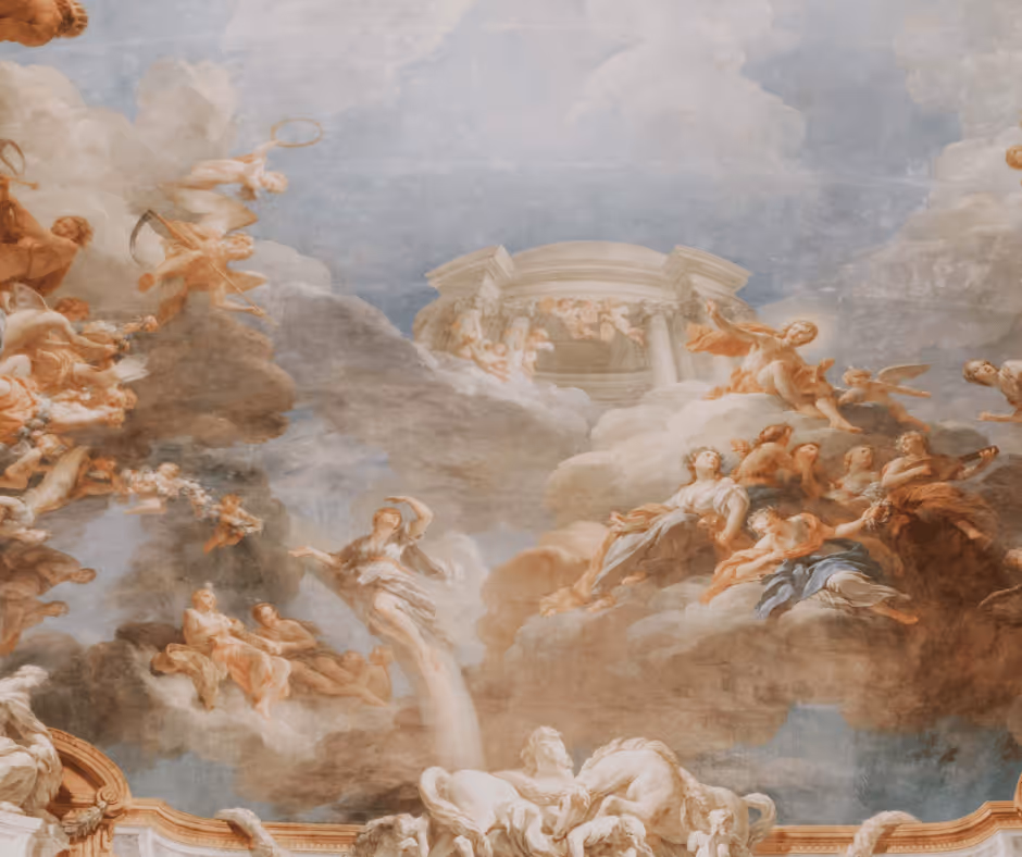 Smiling woman in a white polka dot shirt holding a tablet in a bright modern office.