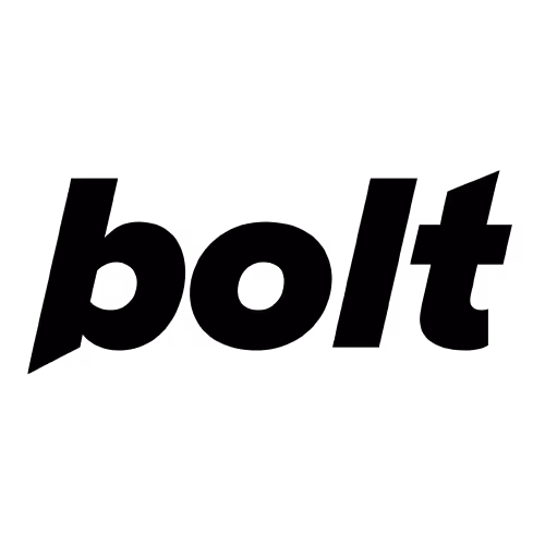 Bolt AI company logo text in bold black letters.