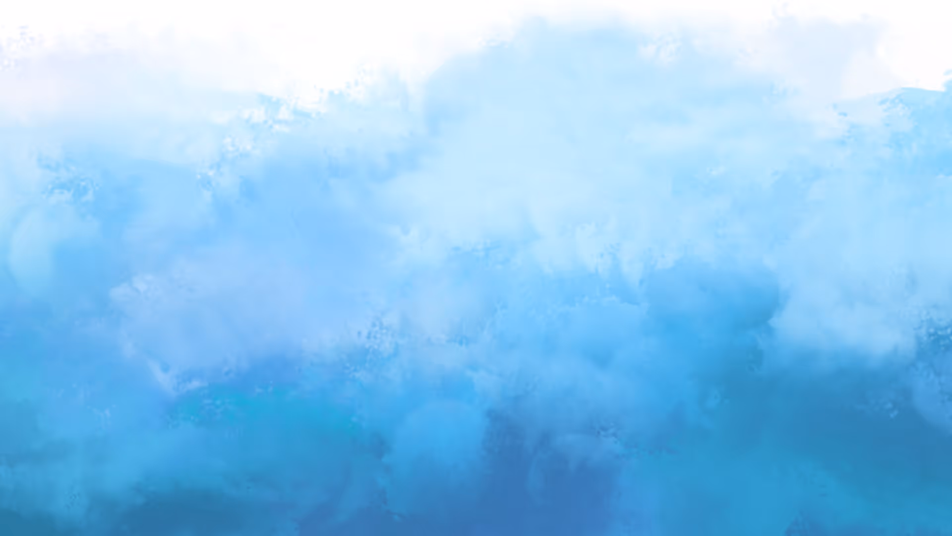 Abstract background with soft blended blue and white tones resembling underwater bubbles or clouds.