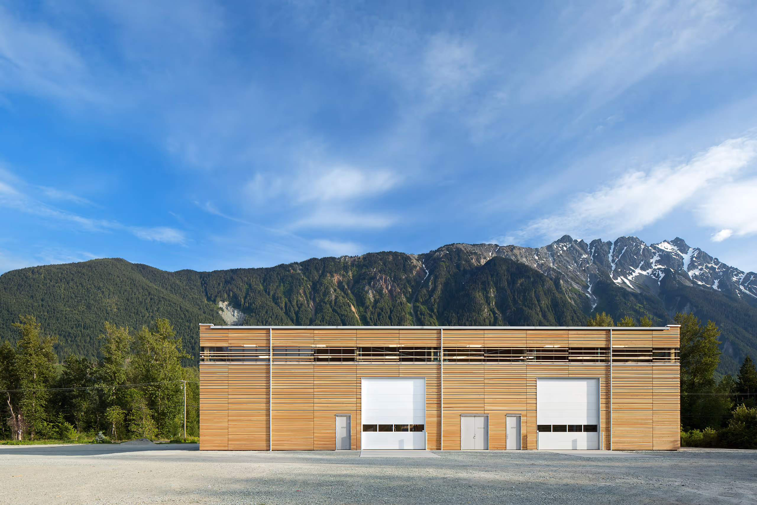 BC Passive House Factory Exterior