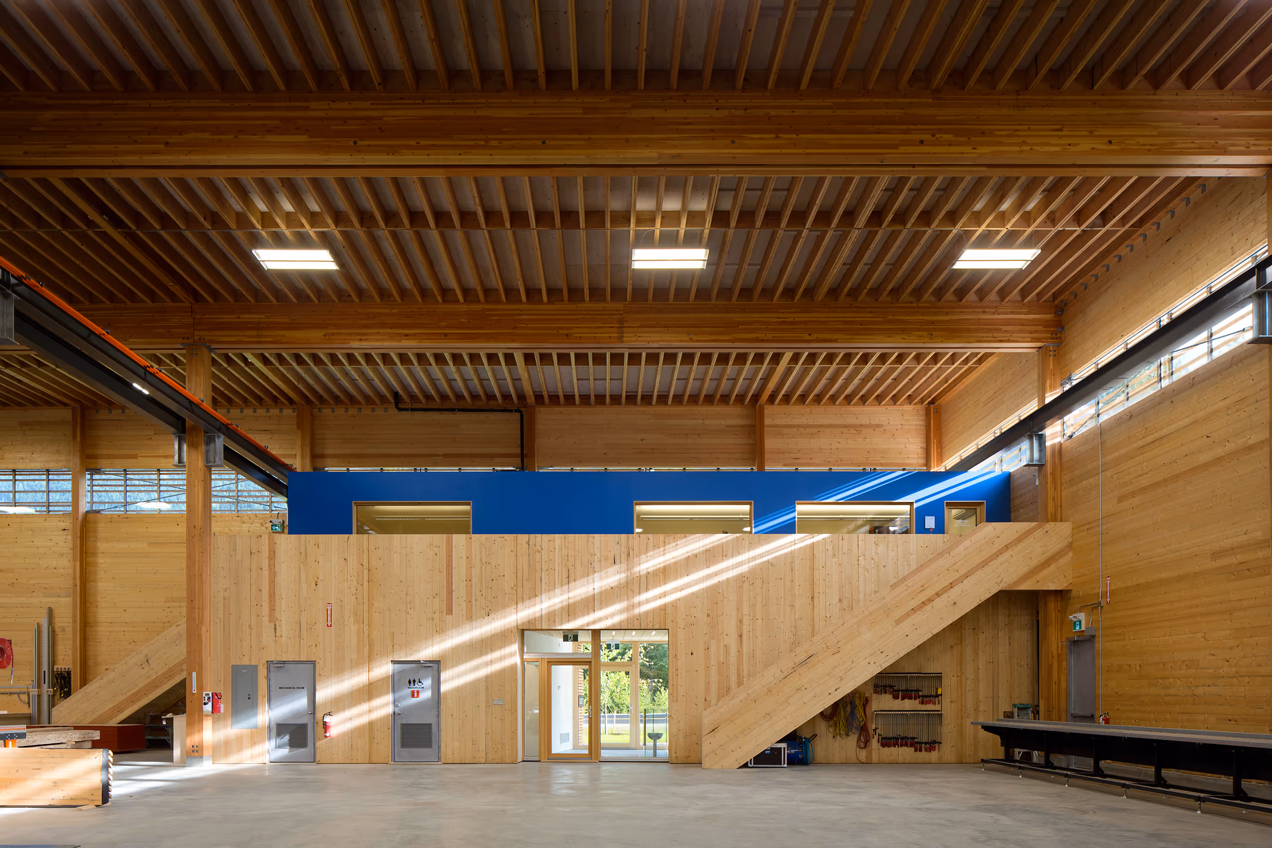 BC Passive House Factory interior
