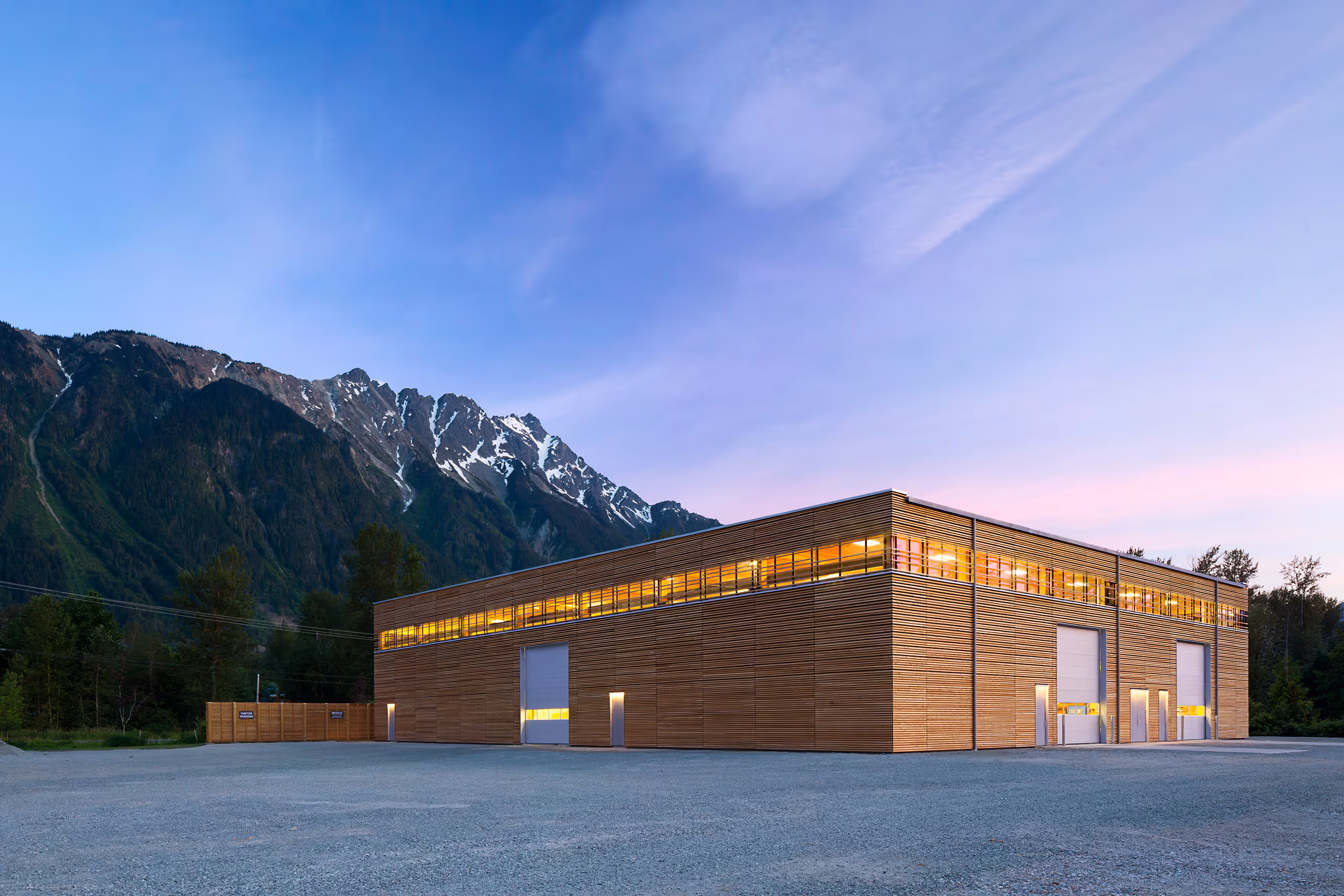 BC Passive House Factory Exterior