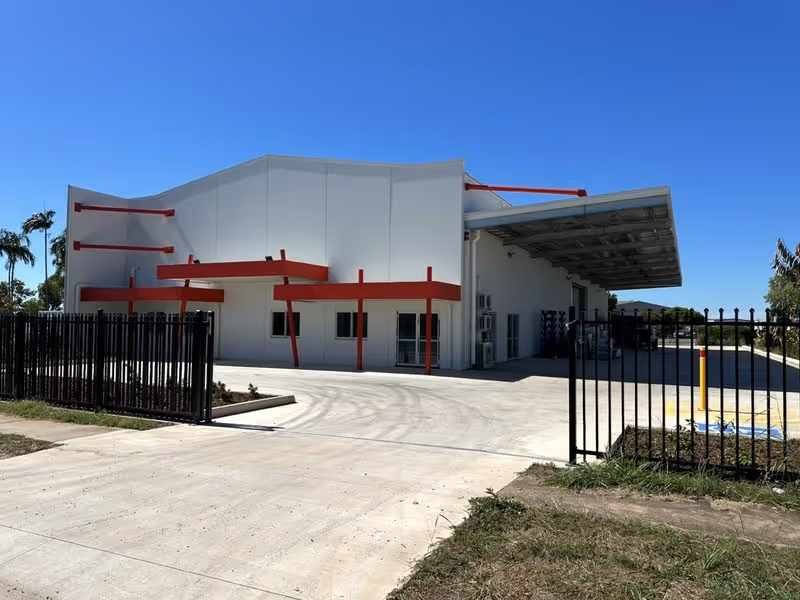 Exterior facade of an NWSM-built commercial building.