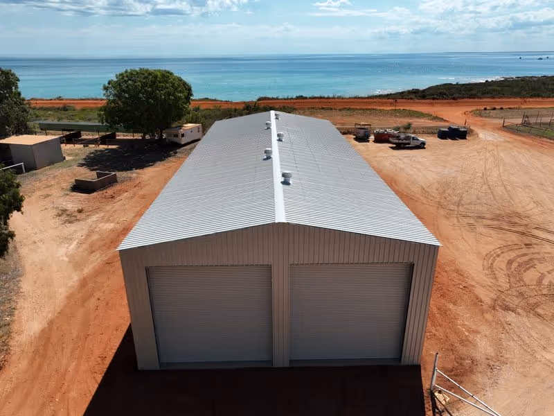 NWSM construction crew on an outback agricultural infrastructure site.