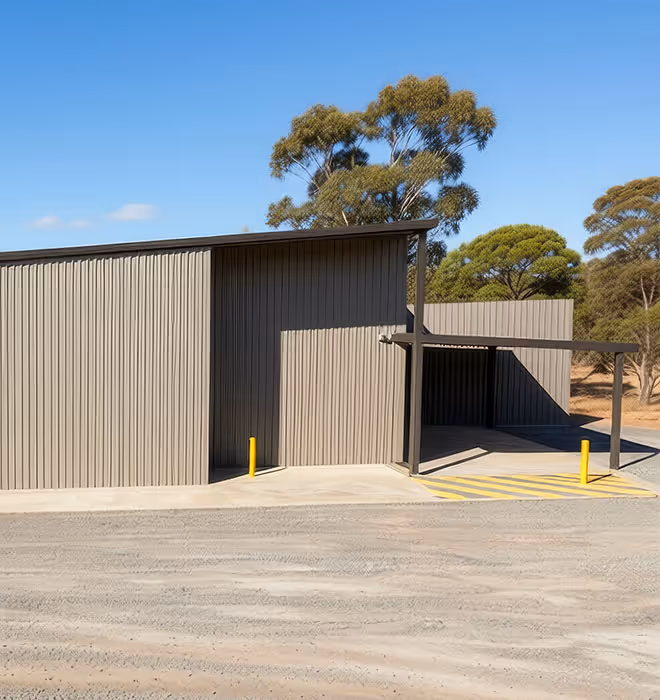 Completed maintenance facility supporting the award-winning Karratha Country Club golf course.