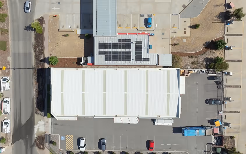 Galvins Plumbing trade hub warehouse build, Ellenbrook WA — project gallery image 7.
