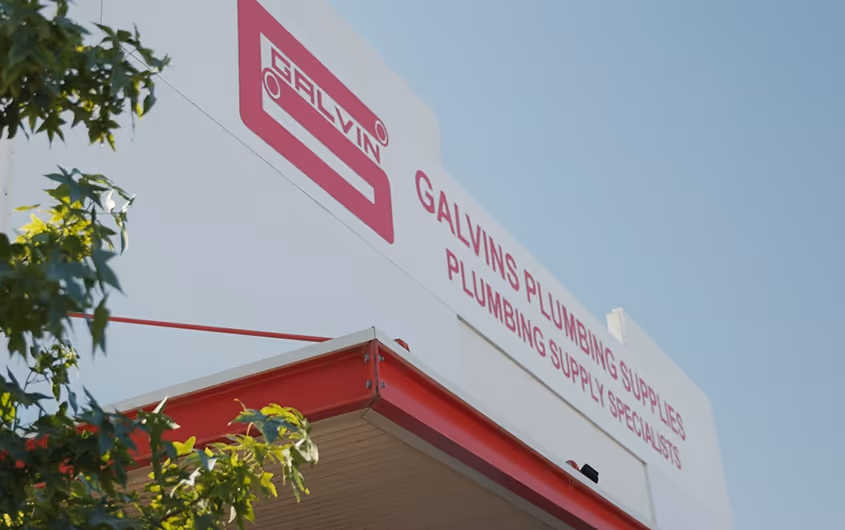 Galvins Plumbing trade hub warehouse build, Ellenbrook WA — project gallery image 3.
