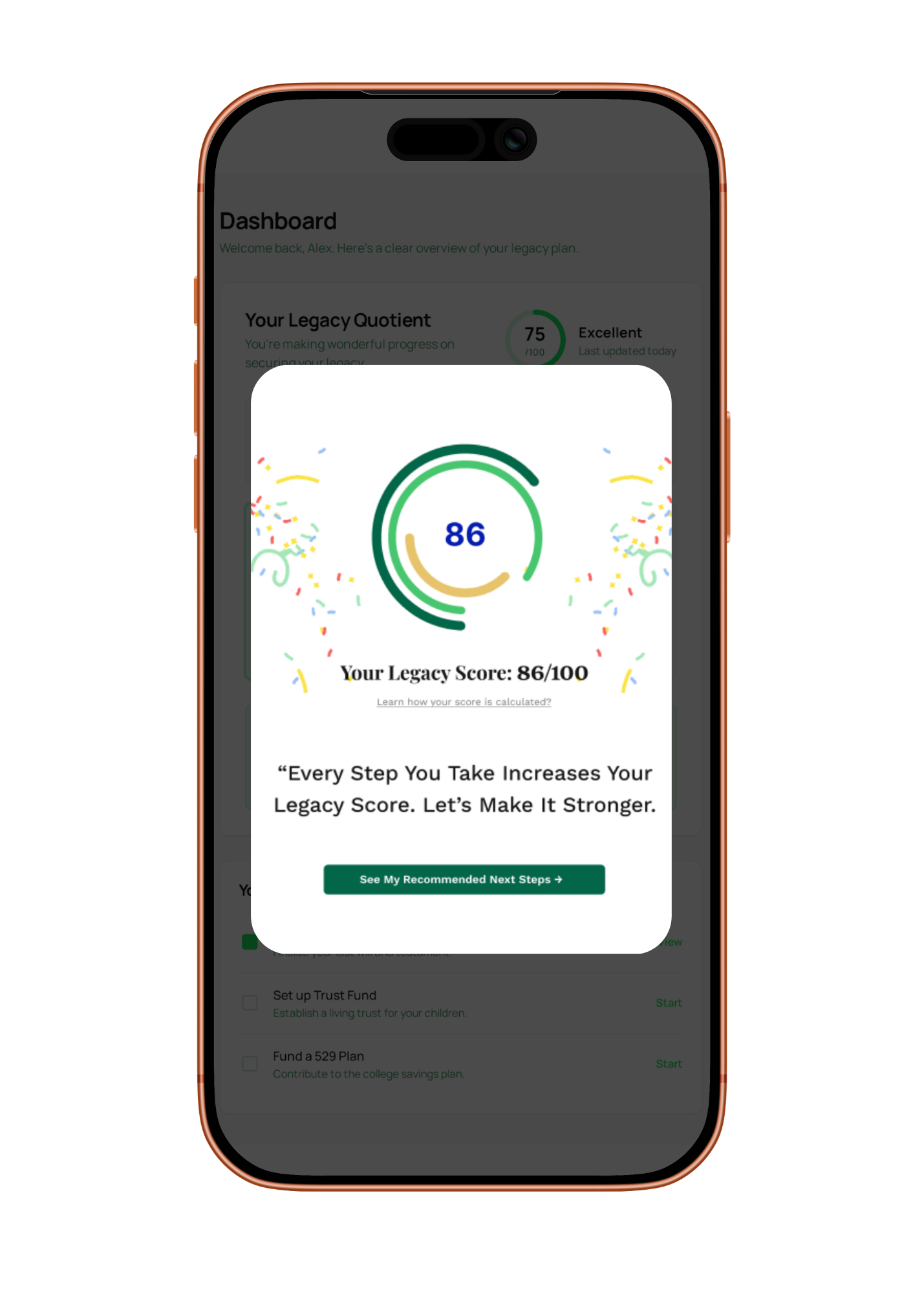Legacy Buddy customer journey