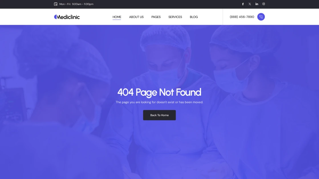 404 page