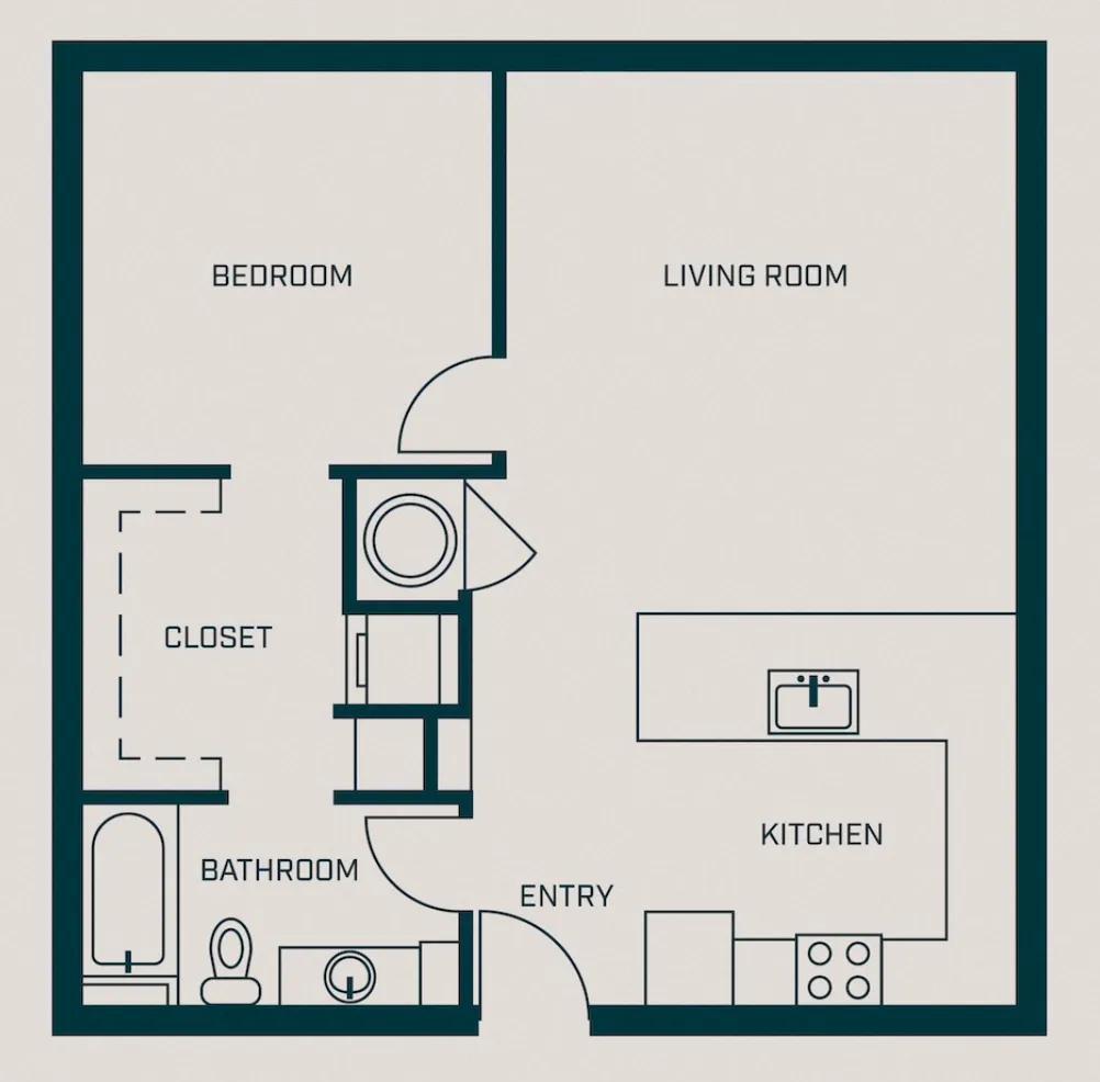 The Elmwood floor plan layout