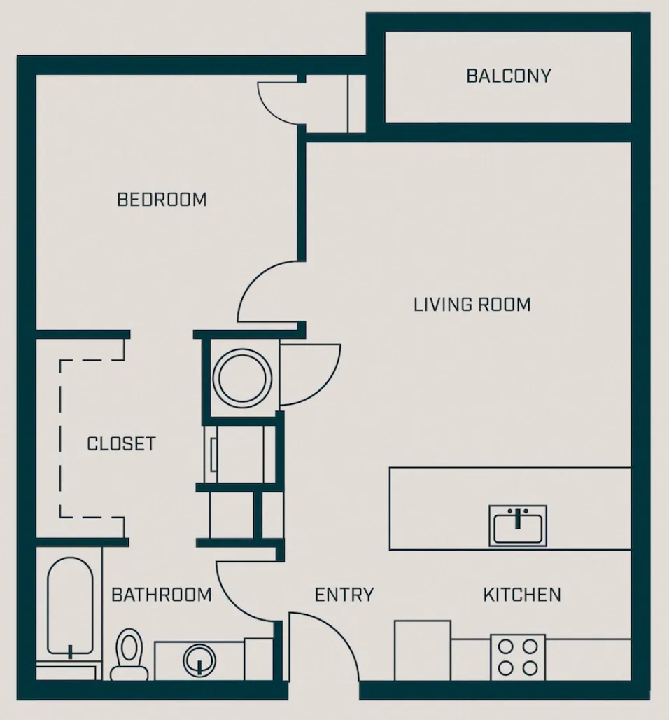 The Florence floor plan layout