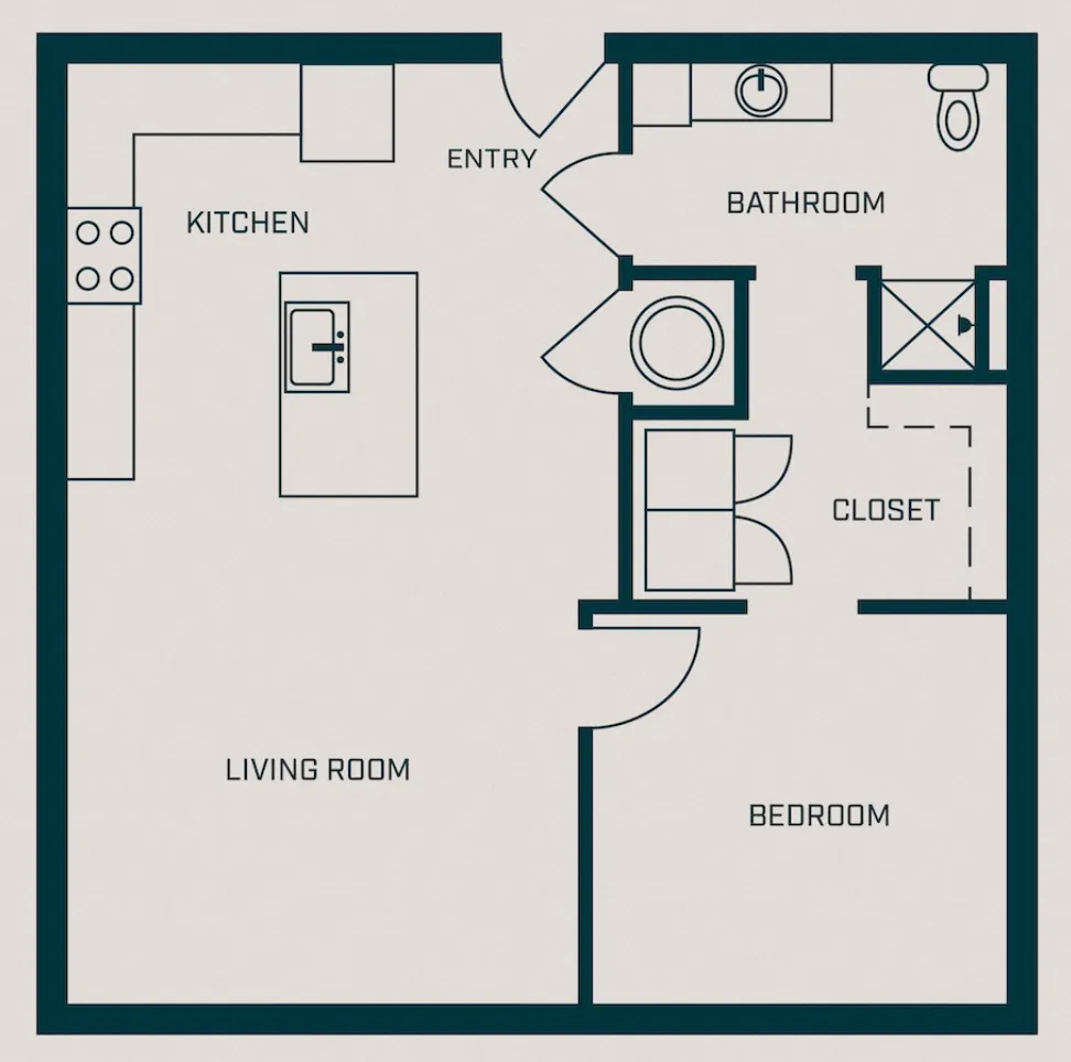 The greeley floor plan layout