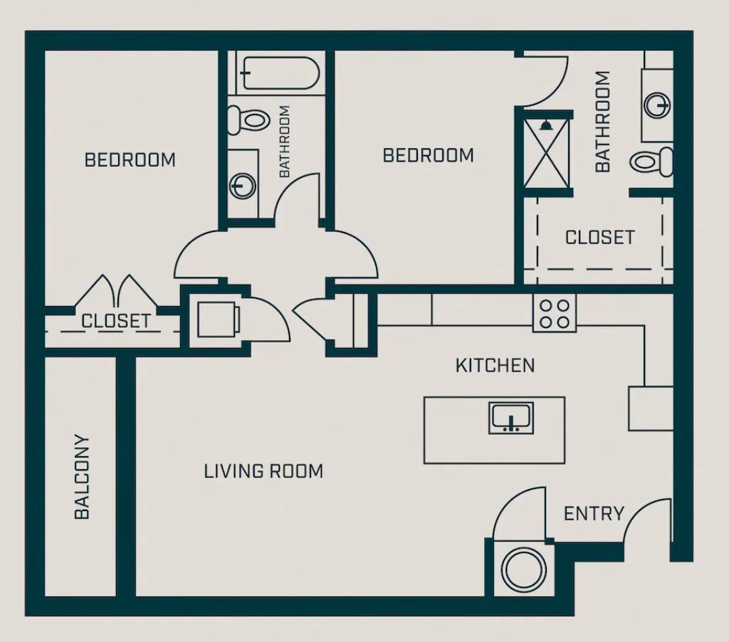 The Concord floor plan layout