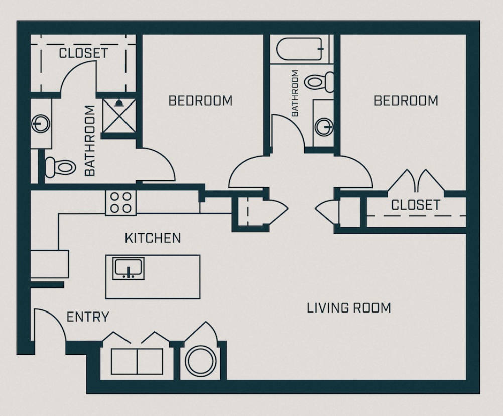 The Fillmore floor plan layout