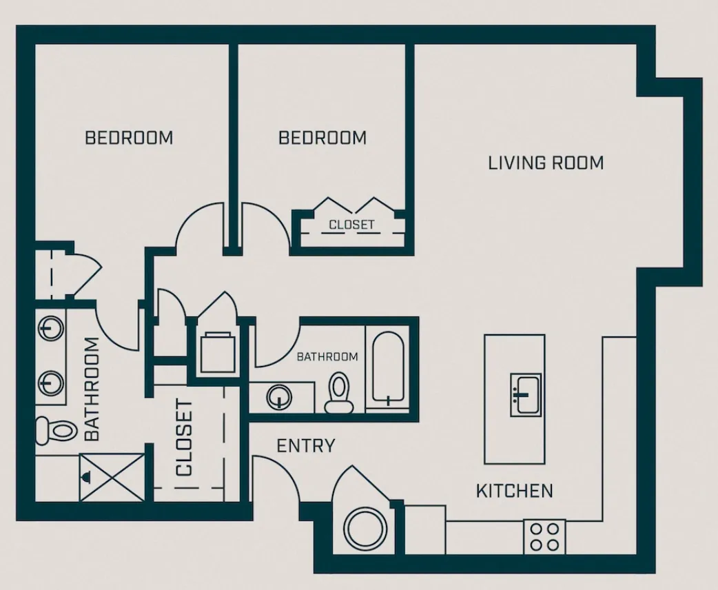The Cedar floor plan layout