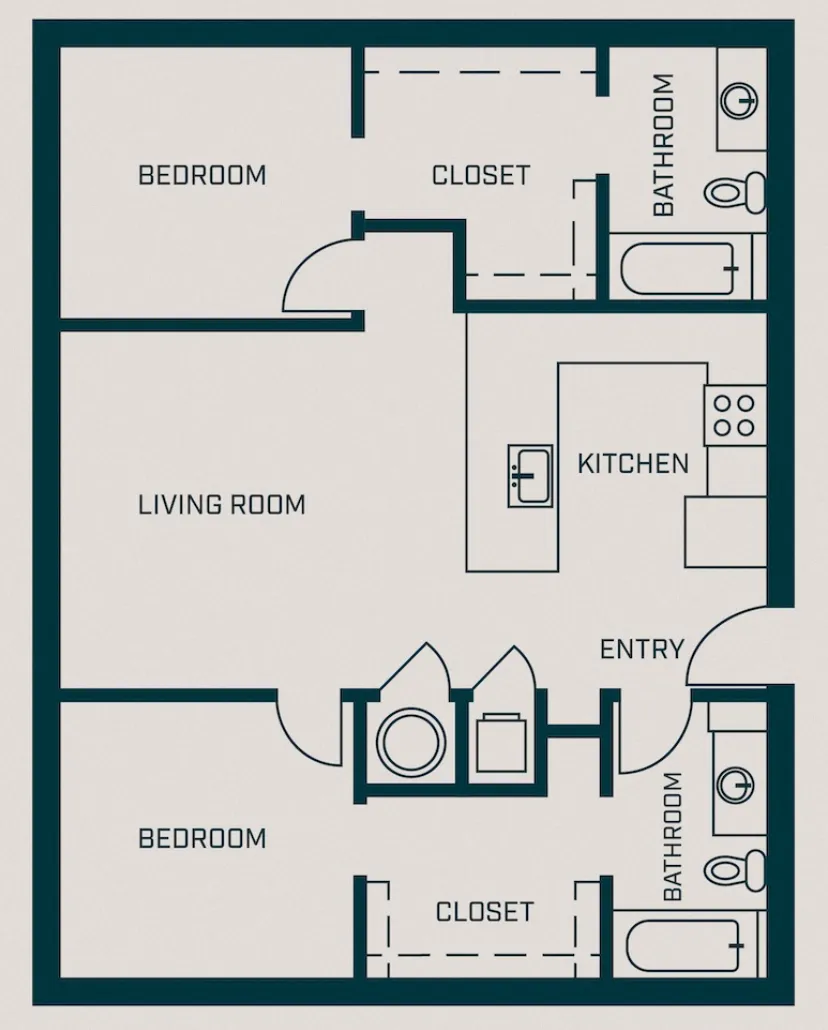 The Dawson floor plan layout
