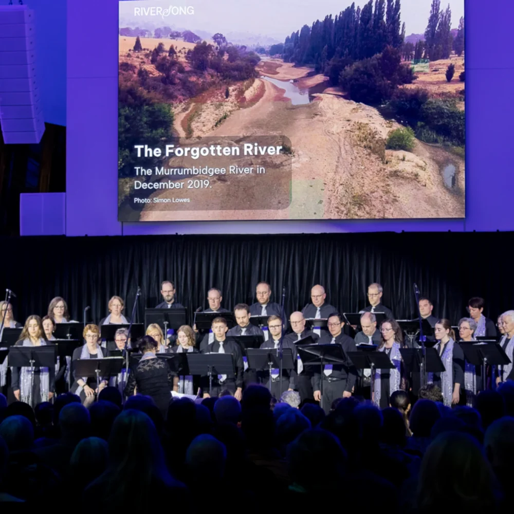 Riversong premiered 'Whisper of the Dying Stream' by an exciting new composer Sophie Van Dijk. Photo credit: Dalice Trost