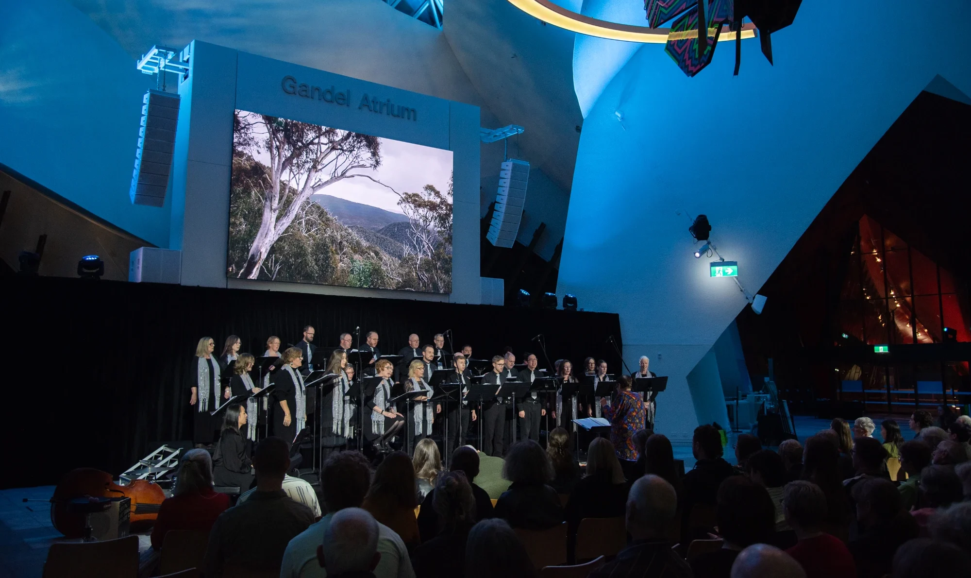 Performers and guests gathered at the Riversong music event celebrating Australia's rivers
