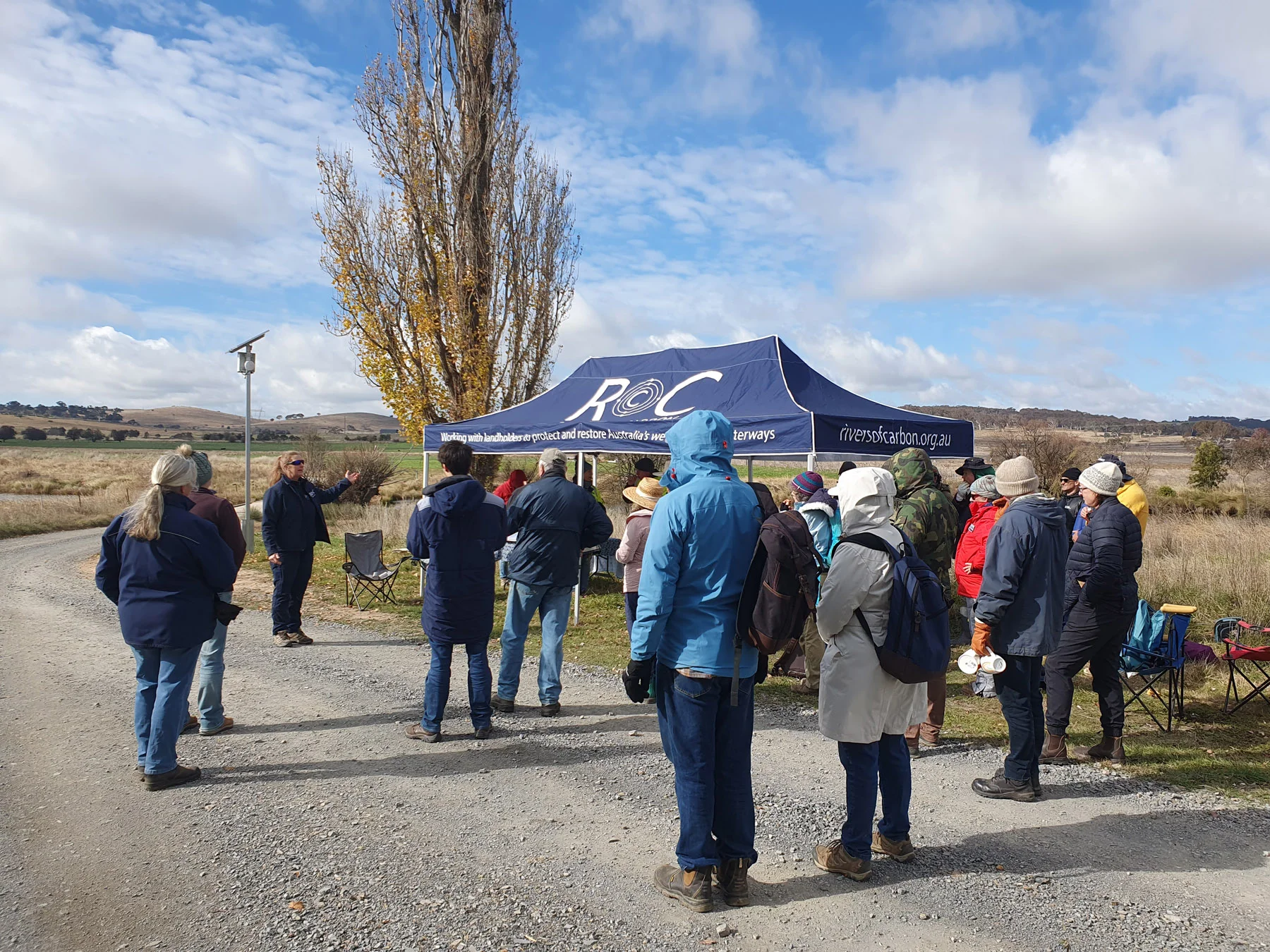 Our riparian restoration workshop along the Mulwaree River.