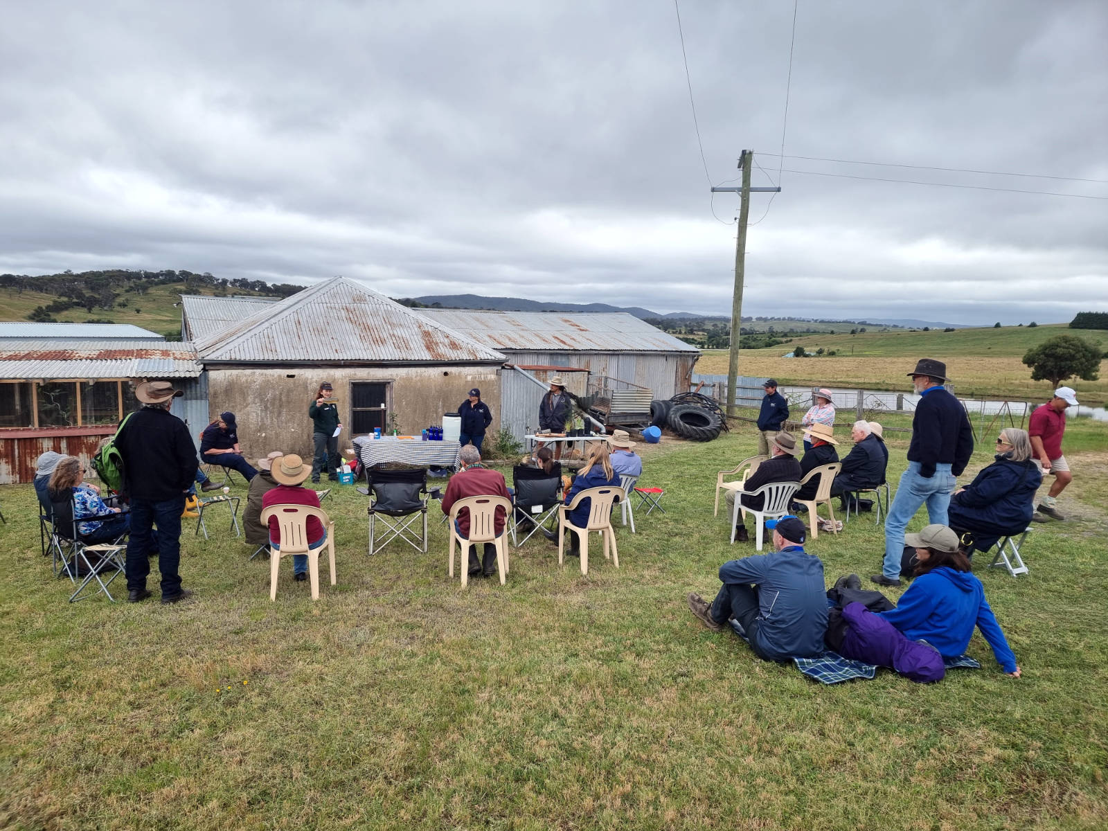 Kyeelee Driver shared her knowledge about animal health and water quality.