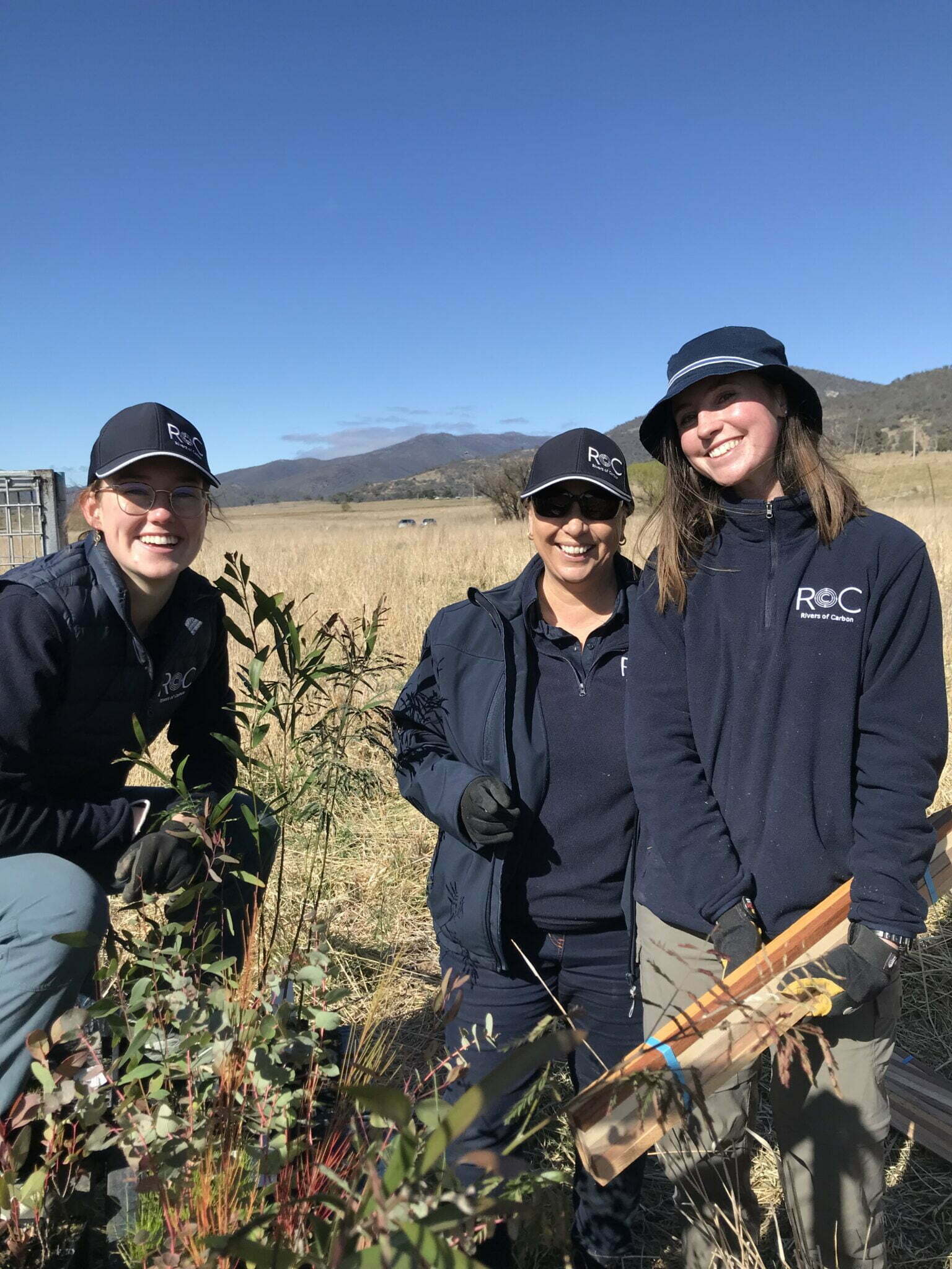 Southern ACT Catchment Group planting in September 2022.
