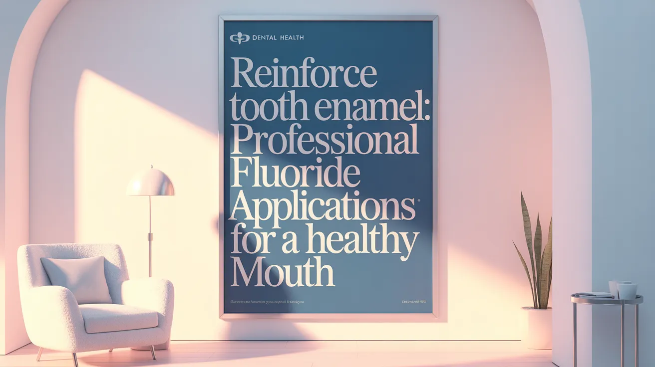 Reinforce Tooth Enamel: Professional Fluoride Applications for a Healthy Mouth