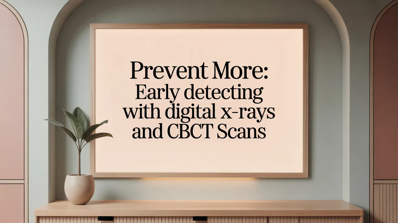 Prevent More: Early Detection with Digital X-Rays and CBCT Scans