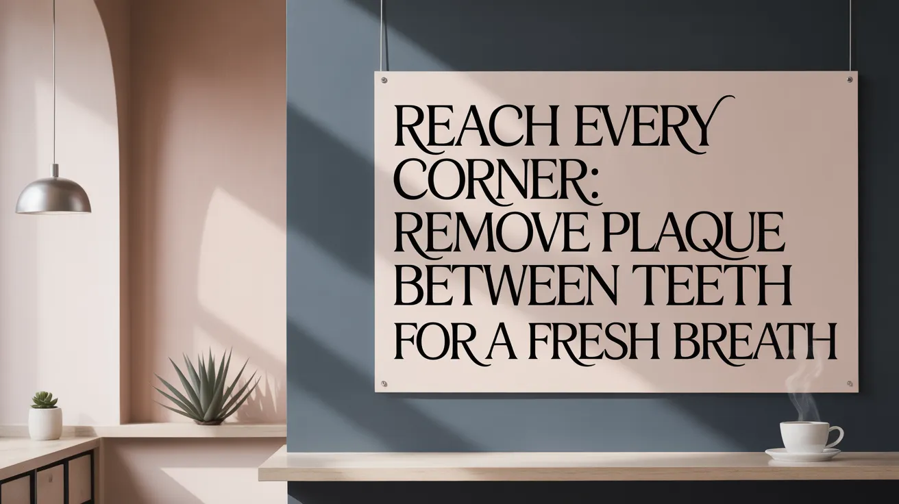 Reach Every Corner: Remove Plaque Between Teeth for a Fresh Breath