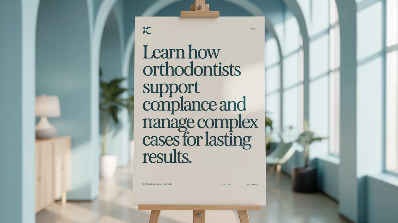 Learn how orthodontists support compliance and manage complex cases for lasting results.