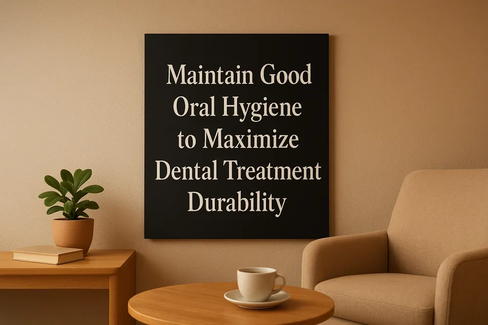 Maintain Good Oral Hygiene to Maximize Dental Treatment Durability