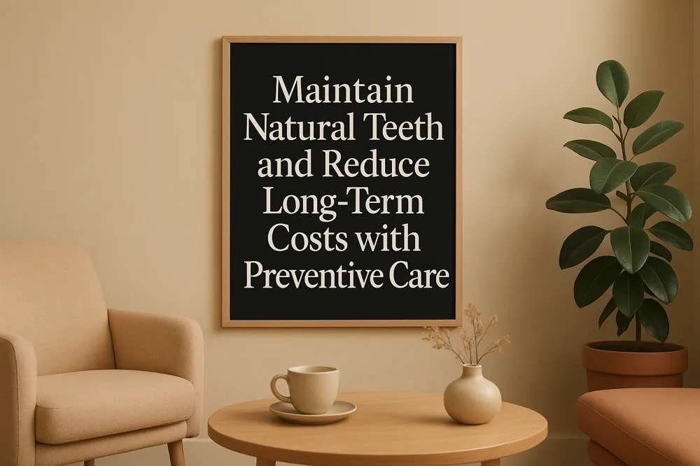 Maintain Natural Teeth and Reduce Long-Term Costs with Preventive Care