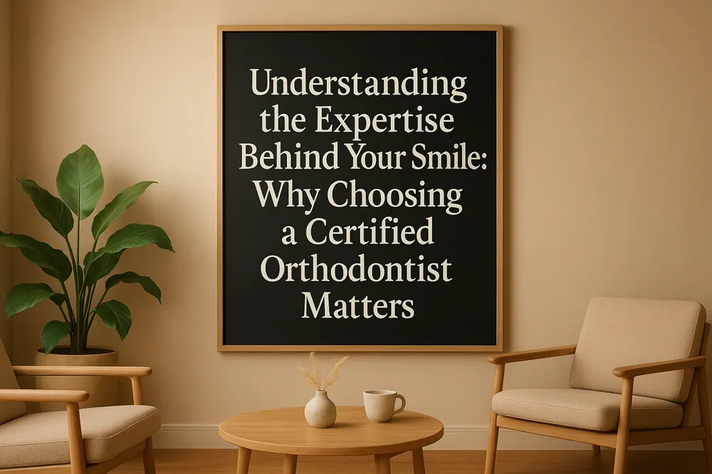 Understanding the Expertise Behind Your Smile: Why Choosing a Certified Orthodontist Matters