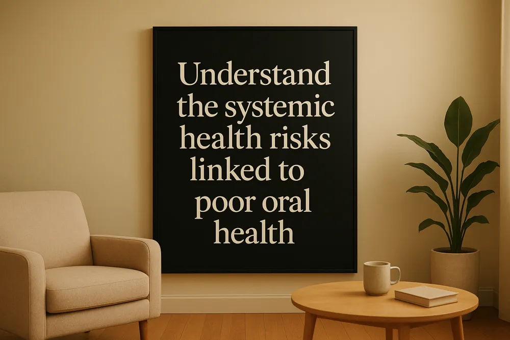 Understand the systemic health risks linked to poor oral health