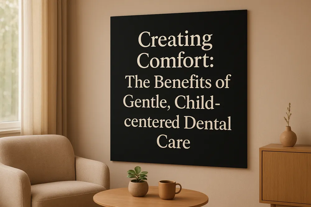 Creating Comfort: The Benefits of Gentle, Child-centered Dental Care