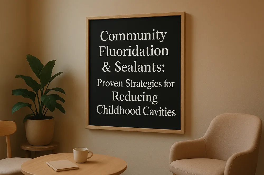 Community Fluoridation &amp; Sealants: Proven Strategies for Reducing Childhood Cavities