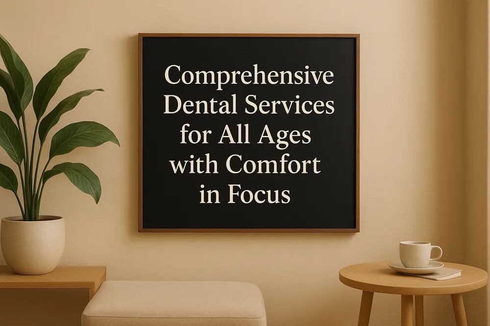 Comprehensive Dental Services for All Ages with Comfort in Focus