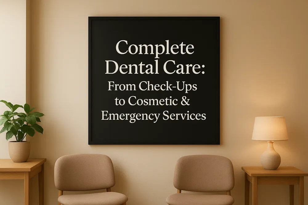 Complete Dental Care: From Check-Ups to Cosmetic &amp; Emergency Services