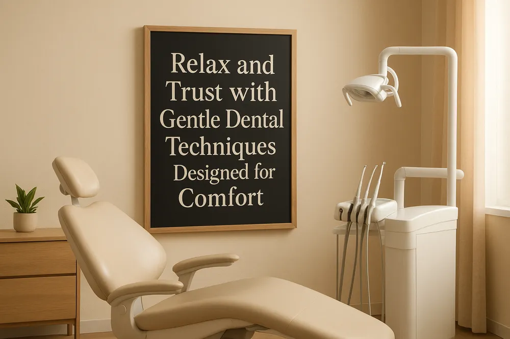Relax and Trust with Gentle Dental Techniques Designed for Comfort