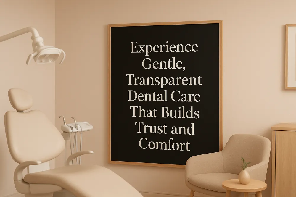 Experience Gentle, Transparent Dental Care That Builds Trust and Comfort