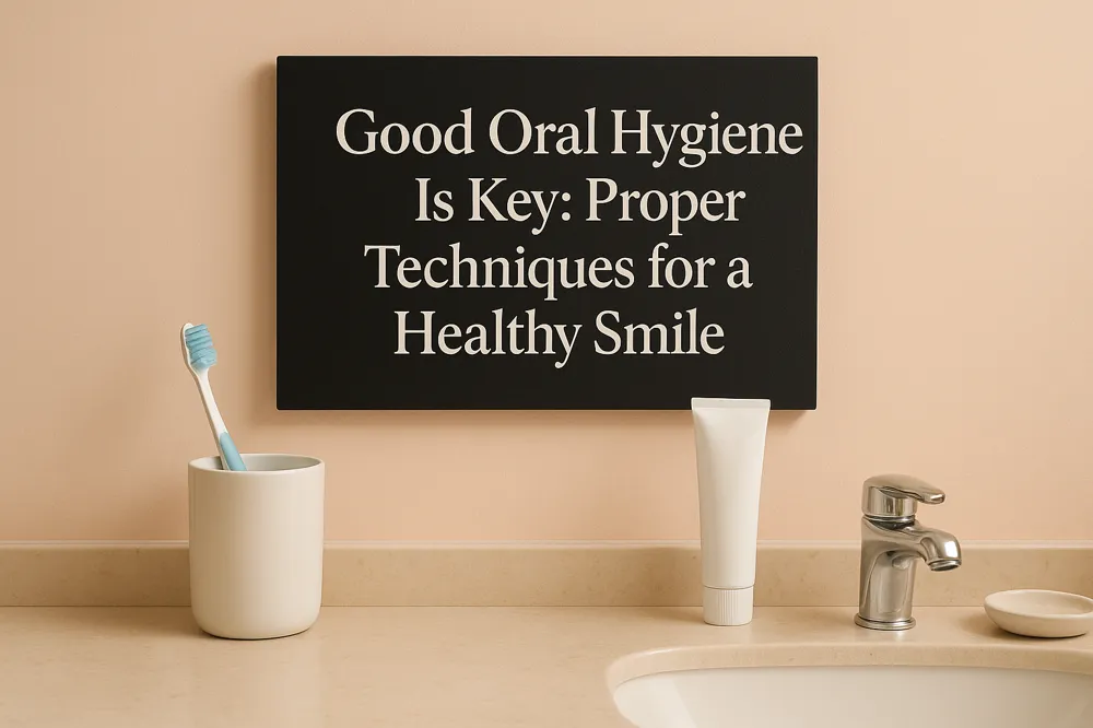 Good Oral Hygiene Is Key: Proper Techniques for a Healthy Smile