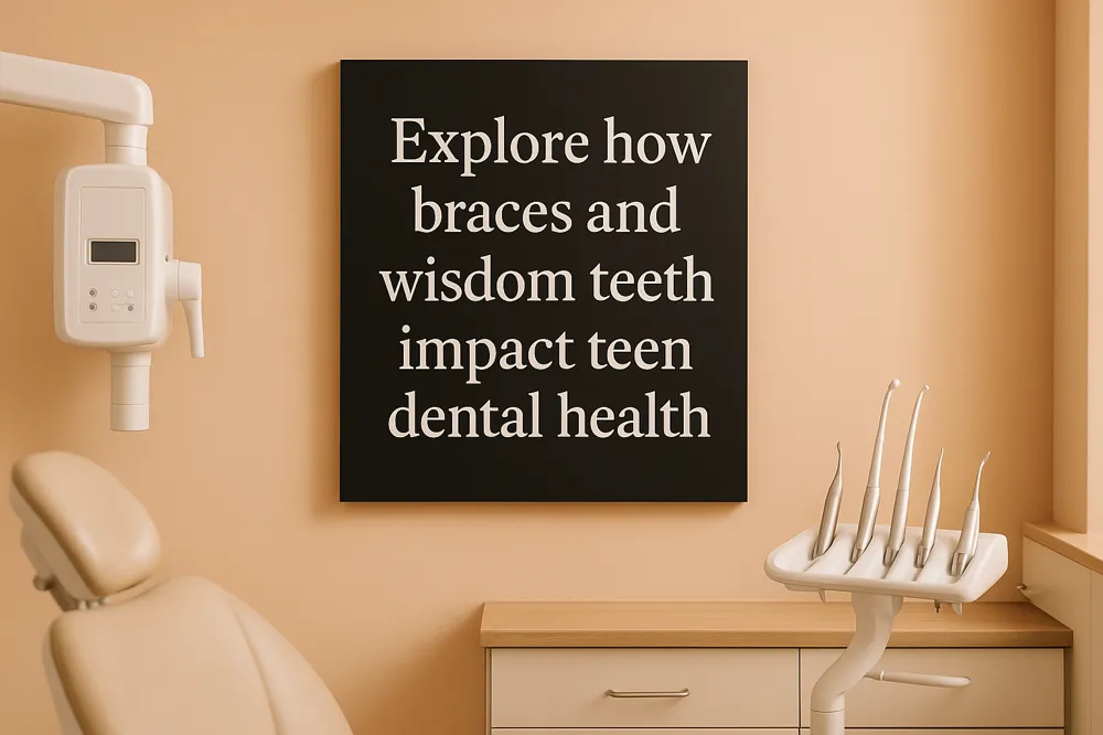 Explore how braces and wisdom teeth impact teen dental health
