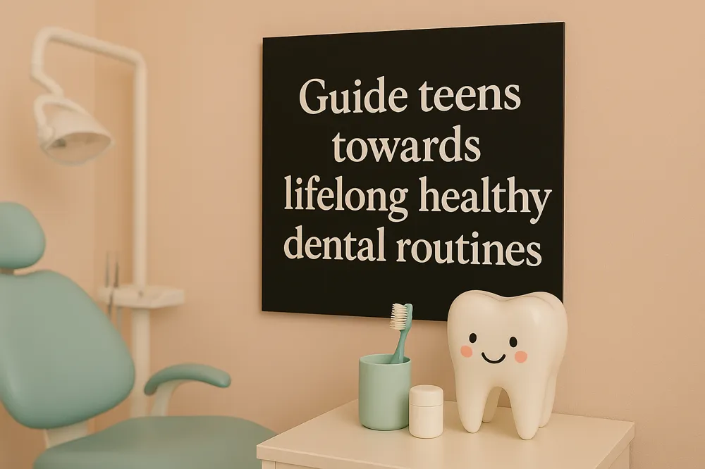 Guide teens towards lifelong healthy dental routines