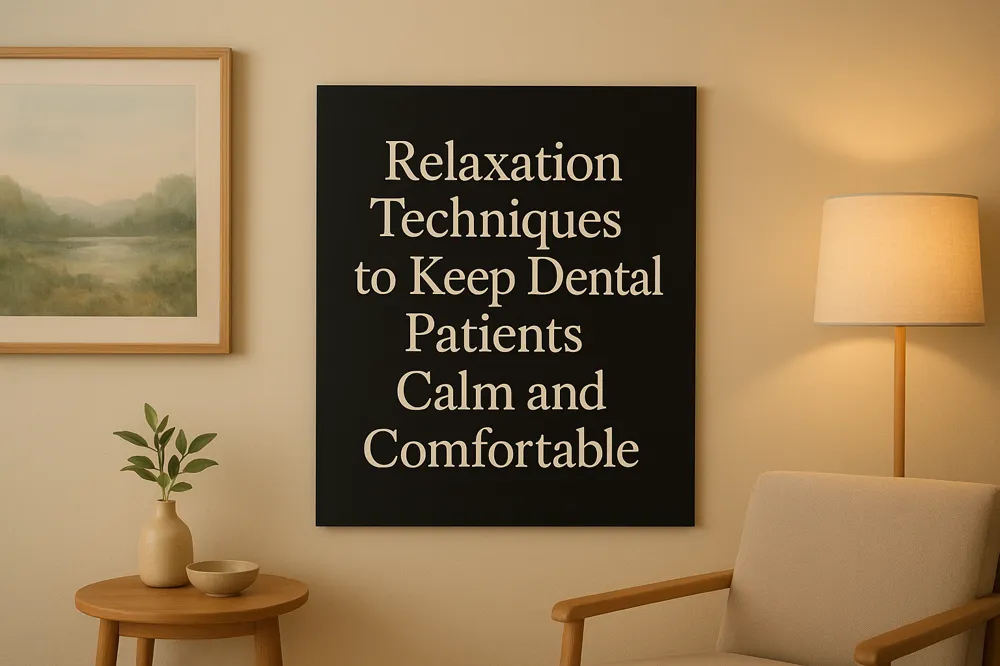 Relaxation Techniques to Keep Dental Patients Calm and Comfortable